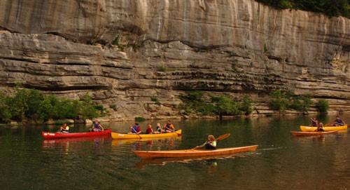 Canoe float party