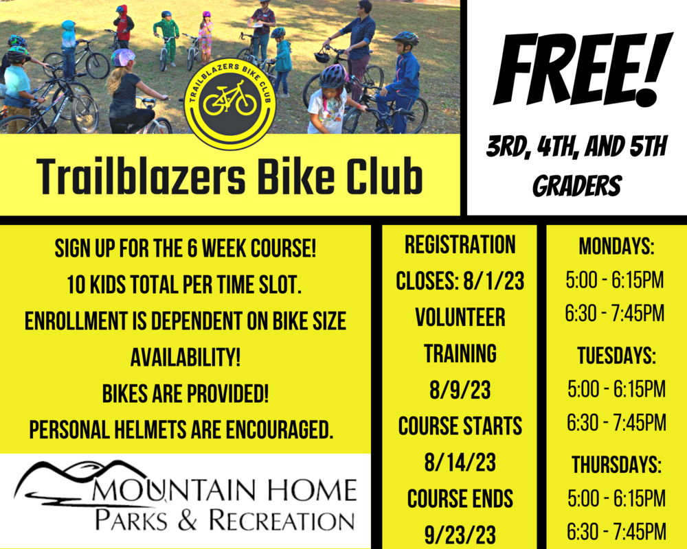 Trailblazer Bike Club Flyer