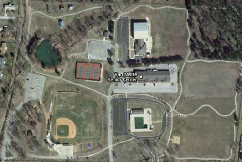 Aerial view of Cooper Park