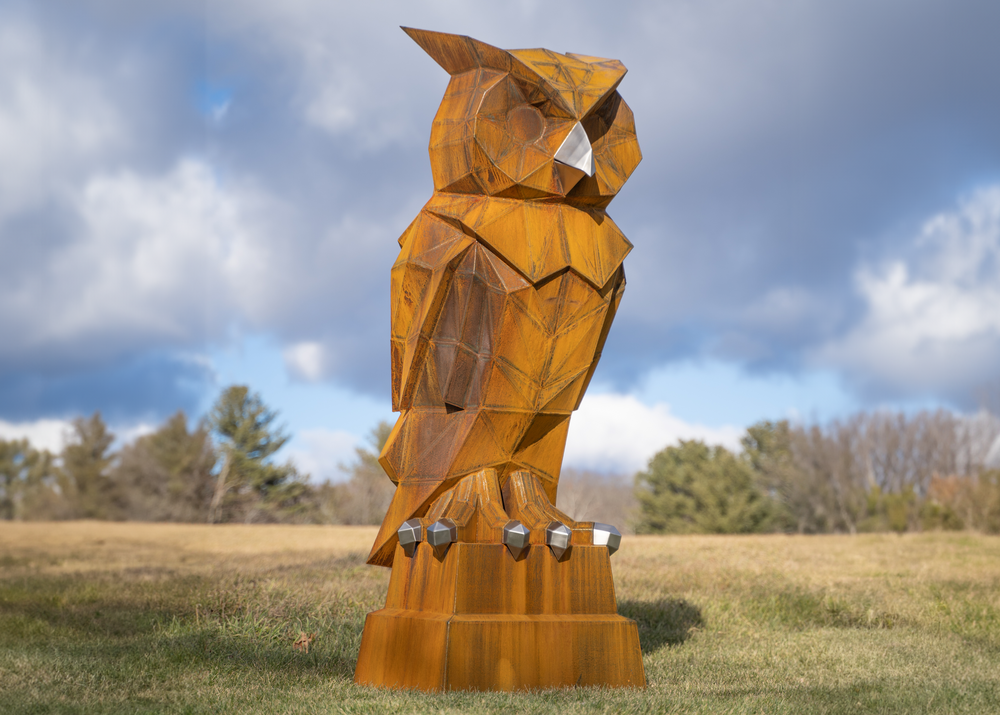 Wise Owl Sculpture