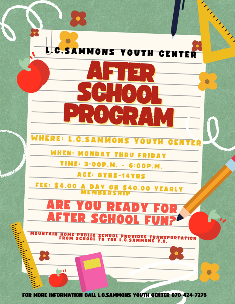 after school program flyer