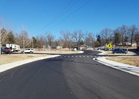 Long Street southbound towards Burnett Drive - completed