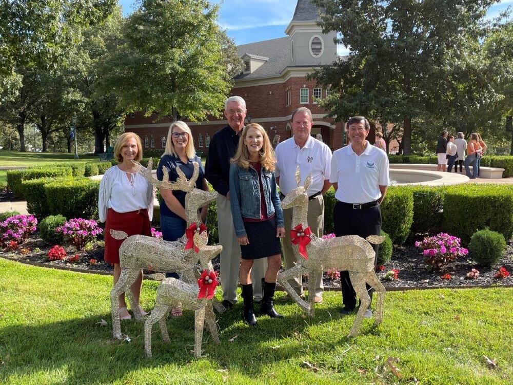 Lights team pictured with Dr. and Mrs. Ed Coulter