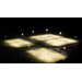 Drone view of Dr. Ray Stahl Soccer Complex at night