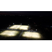 Drone view of Dr. Ray Stahl Soccer Complex at night