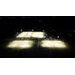 Drone view of Dr. Ray Stahl Soccer Complex at night