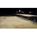 Drone view of children playing soccer