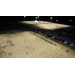 Drone view of children playing soccer