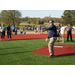 Ron Czanstkowski throwing opening pitch.