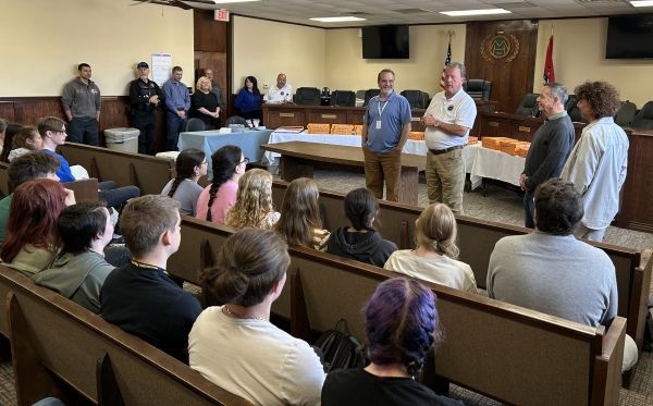 Mayor addressing GAPP students