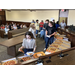 GAPP students enjoying pizza and cake